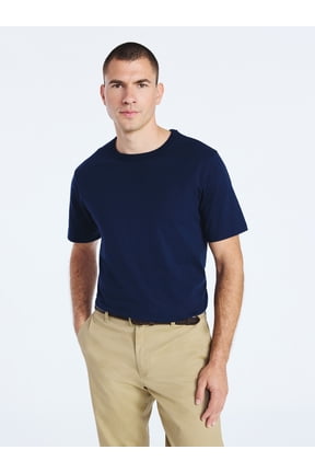 Men’s Everyday Cotton Tee with Short Sleeves, Sizes S-3XL