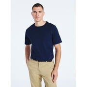 Free Assembly Men s Everyday Cotton Tee with Short Sleeves, Sizes S-3XL