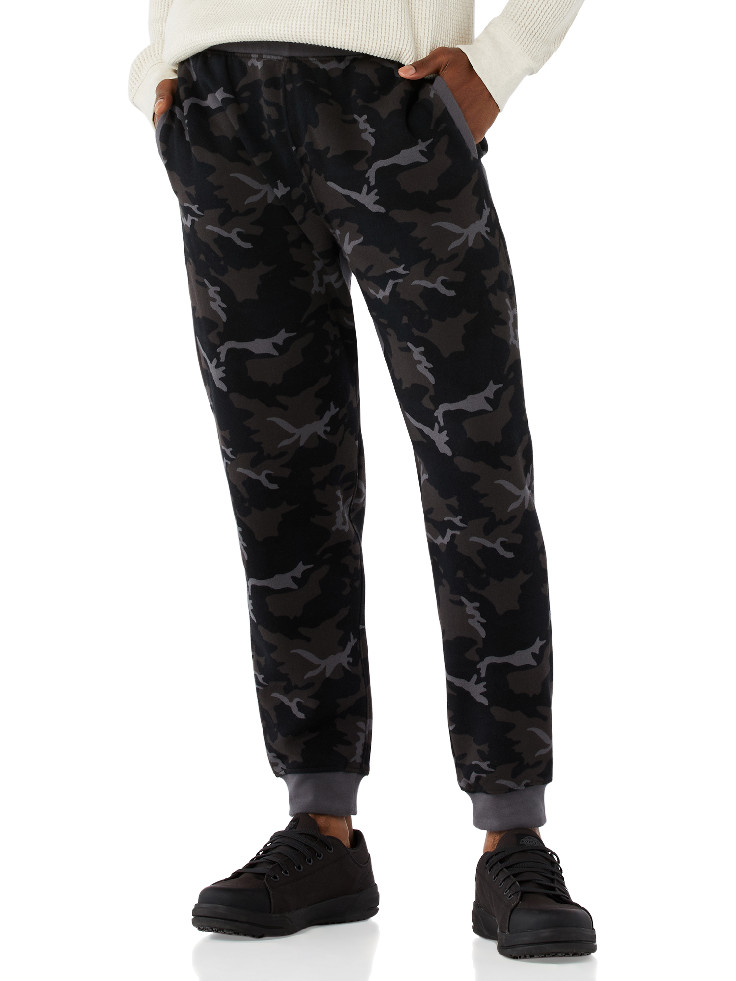 Free Assembly Men's Everyday Fleece Pant - Jogger - image 1 of 6