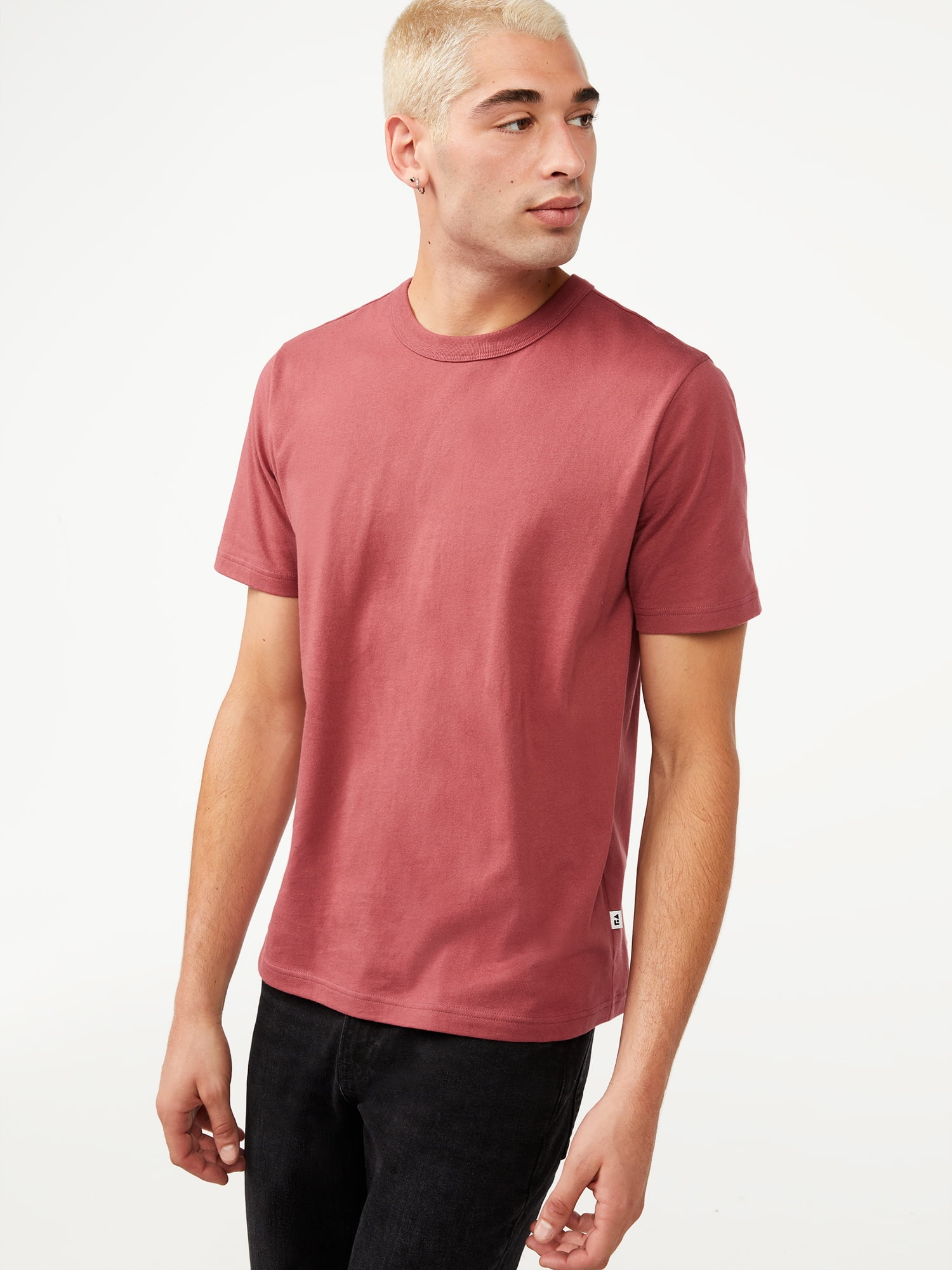 Free Assembly Men's Everyday T-Shirt with Short Sleeves