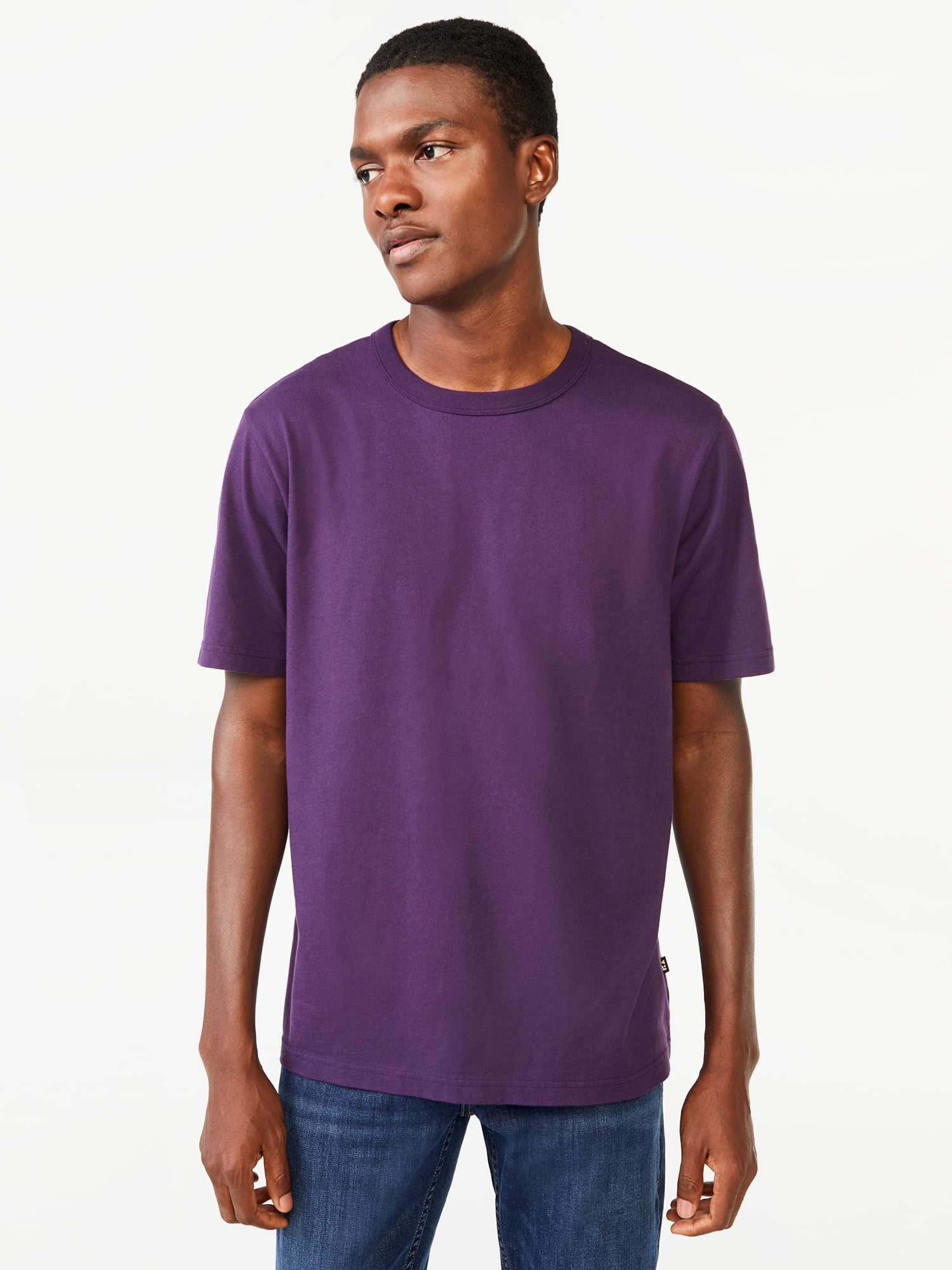 Free Assembly Men's Everyday Tee with Short Sleeves, Sizes XS-3XL ...
