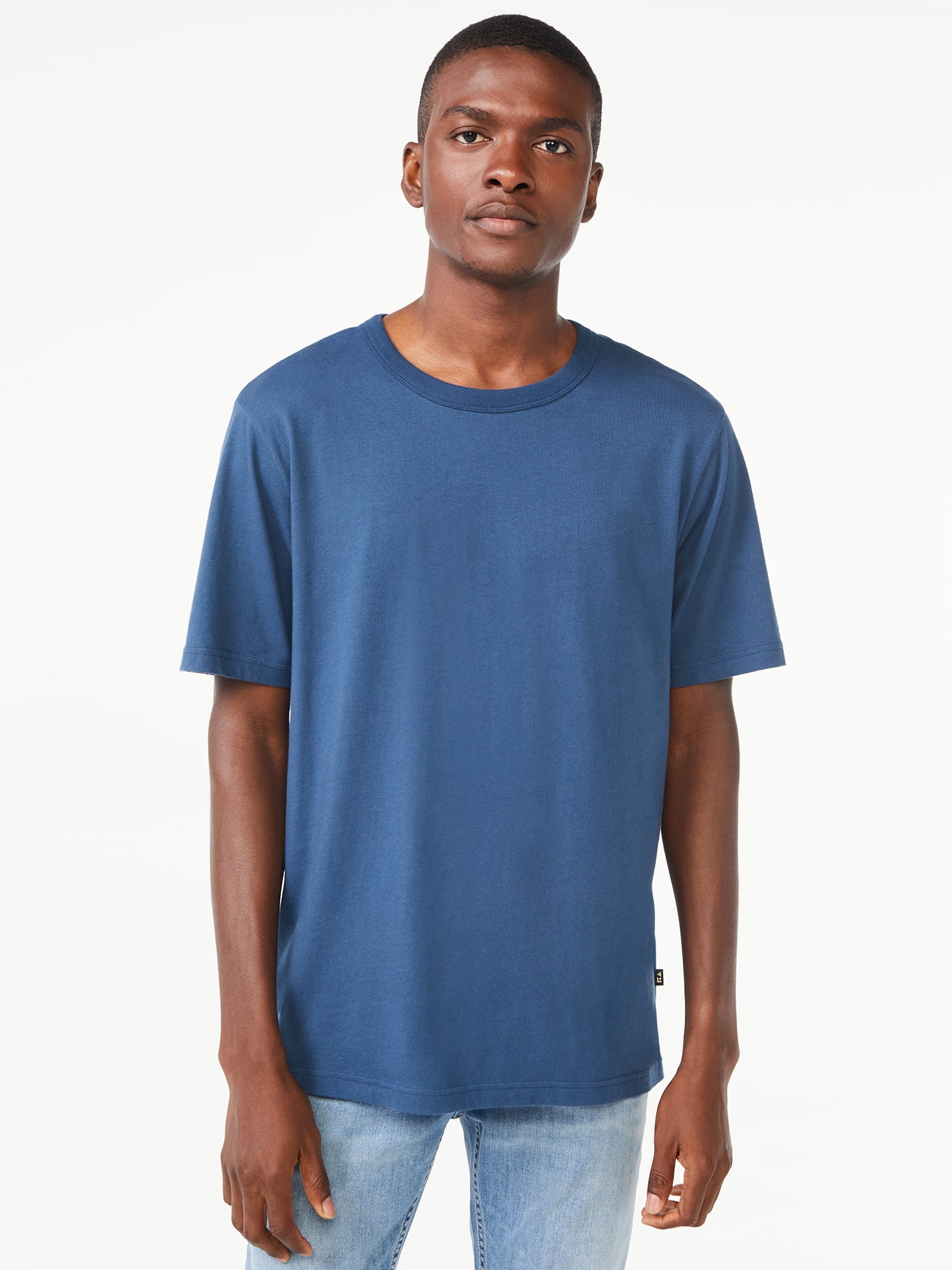 Free Assembly Men's Everyday Tee with Short Sleeves, Sizes XS-3XL