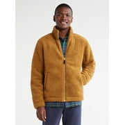 Free Assembly Men's Faux Sherpa Jacket, Sizes XS-3XL