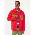 thumbnail image 1 of Free Assembly Men's Faux Sherpa Overshirt, 1 of 6