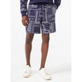 thumbnail image 1 of Free Assembly Men's Fleece Bandana Printed Shorts, 1 of 6