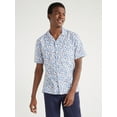 thumbnail image 1 of Free Assembly Men's Floral Camp Shirt with Short Sleeves, Sizes S-XXXL, 1 of 6