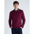thumbnail image 1 of Free Assembly Men's Crewneck Sweater with Long Sleeves, Midweight, Sizes XS-3XLT, 1 of 6