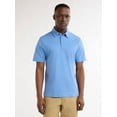 thumbnail image 1 of Free Assembly Mens Cotton Polo Shirt with Short Sleeves, Sizes XS-3XL, 1 of 5