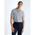 thumbnail image 1 of Free Assembly Men's Button Front Marled Sweater with Short Sleeves, Sizes S-3XL, 1 of 6