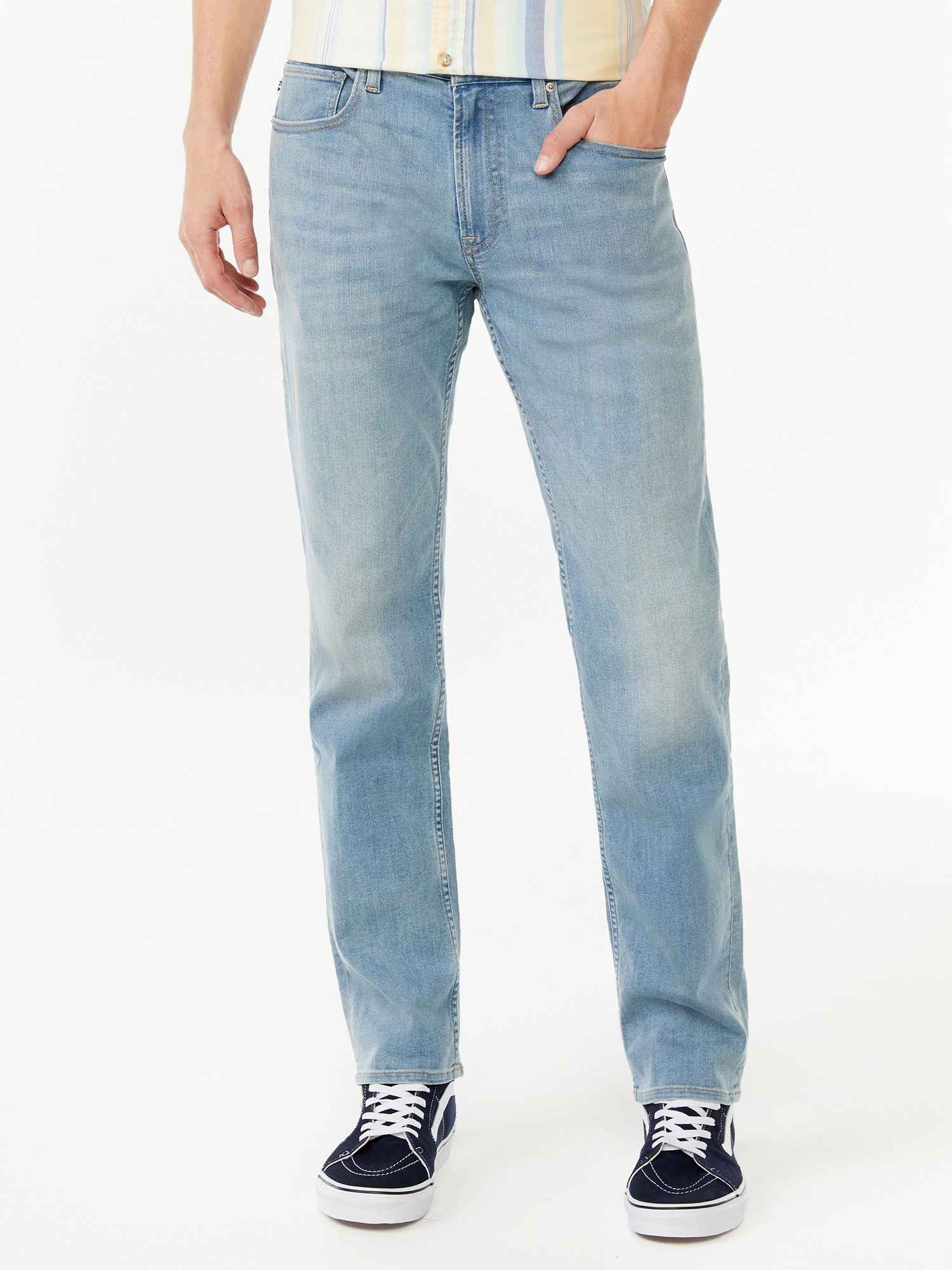 Free Assembly Men's Mid Rise Slim Jeans - image 1 of 6