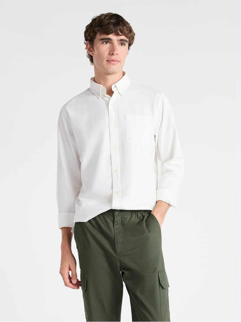 Long-Sleeve Oxford Shirt サイズ44 Long Sleeve Oxford Shirt