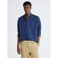 thumbnail image 1 of Free Assembly Men's Oxford Woven Shirt With Long Sleeves, Sizes XS-3XL, 1 of 5