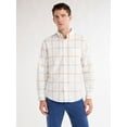 thumbnail image 1 of Free Assembly Men's Oxford Woven Shirt With Long Sleeves, Sizes XS-3XL, 1 of 5