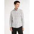 thumbnail image 1 of Free Assembly Men's Oxford Woven Shirt With Long Sleeves, Sizes XS-3XL, 1 of 5