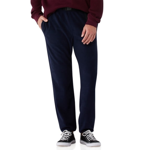 Free Assembly Men's Polar Fleece Belted Sweatpants