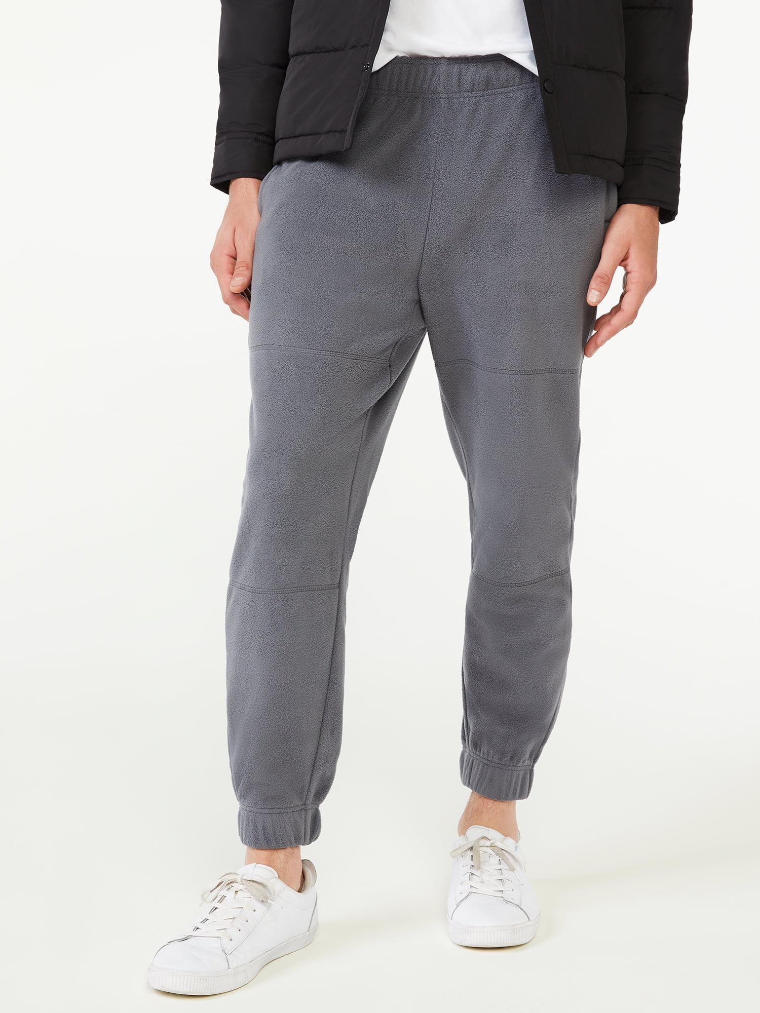 Free Assembly Men's Polar Fleece Joggers - Walmart.com