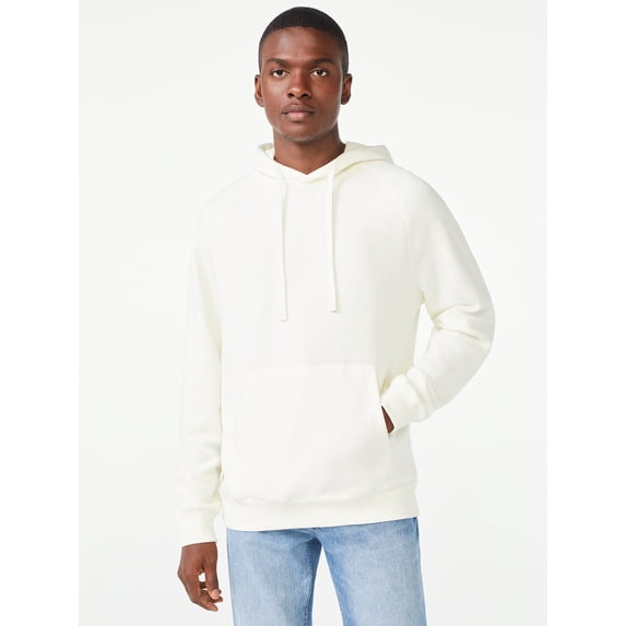 Free Assembly Men's Pullover Hoodie with Raglan Sleeves