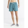thumbnail image 1 of Free Assembly Men's Seersucker Swim Trunks, 5" Inseam, Sizes S-3XL, 1 of 5