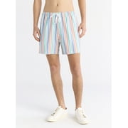 Free Assembly Men's Twill Swim Trunks, 5" Inseam, Sizes S-3XL