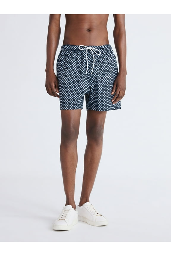 Men's Twill Swim Trunks, 5" Inseam, Sizes S-3XL