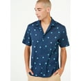 thumbnail image 1 of Free Assembly Men's Short Sleeve Camp Shirt, 1 of 5