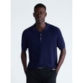 thumbnail image 1 of Free Assembly Men's Textured Polo Sweater with Short Sleeves, Lightweight, Sizes XS-3XL, 1 of 6
