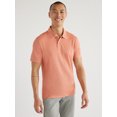 thumbnail image 1 of Free Assembly Men's Taped Oxford Pique Polo Shirt with Short Sleeves, Sizes S-3XL, 1 of 6