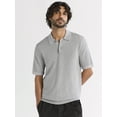 thumbnail image 1 of Free Assembly Men's Textured Sweater Polo with Short Sleeves, Sizes S-3XL, 1 of 4