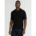 thumbnail image 1 of Free Assembly Men's Textured Sweater Polo with Short Sleeves, Sizes S-3XL, 1 of 6