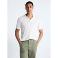 thumbnail image 1 of Free Assembly Men's Textured Polo Sweater with Short Sleeves, Sizes S-3XL, 1 of 6