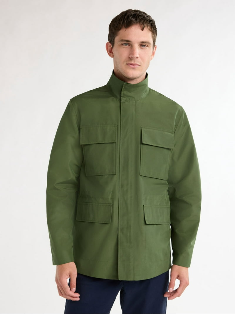 Free Assembly Men's Utility Jacket, Sizes XS-3XL - Walmart.com