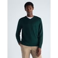 thumbnail image 1 of Free Assembly Men's V-Neck Sweater with Long Sleeves, Midweight, Sizes XS-3XLT, 1 of 6