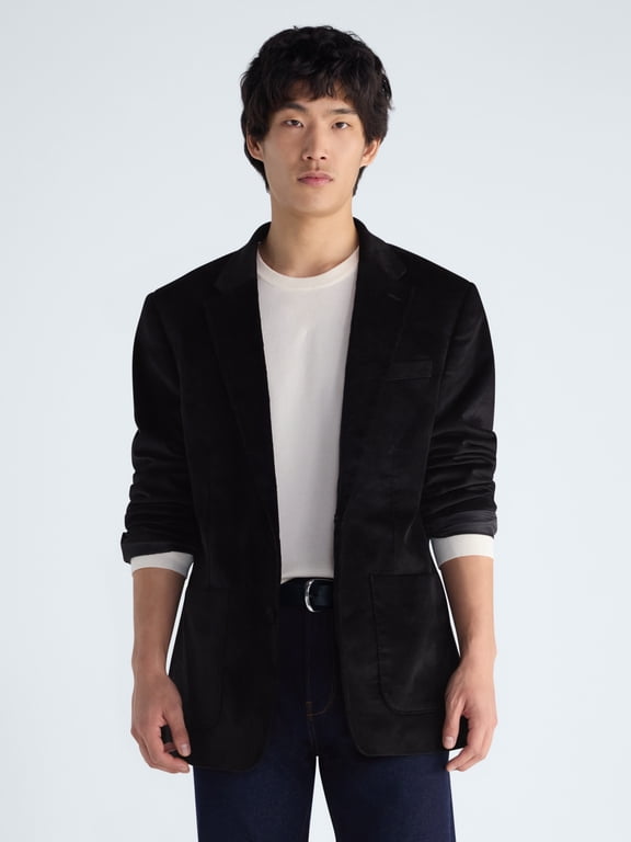 Men's Velvet Blazer, Sizes 36S-48R