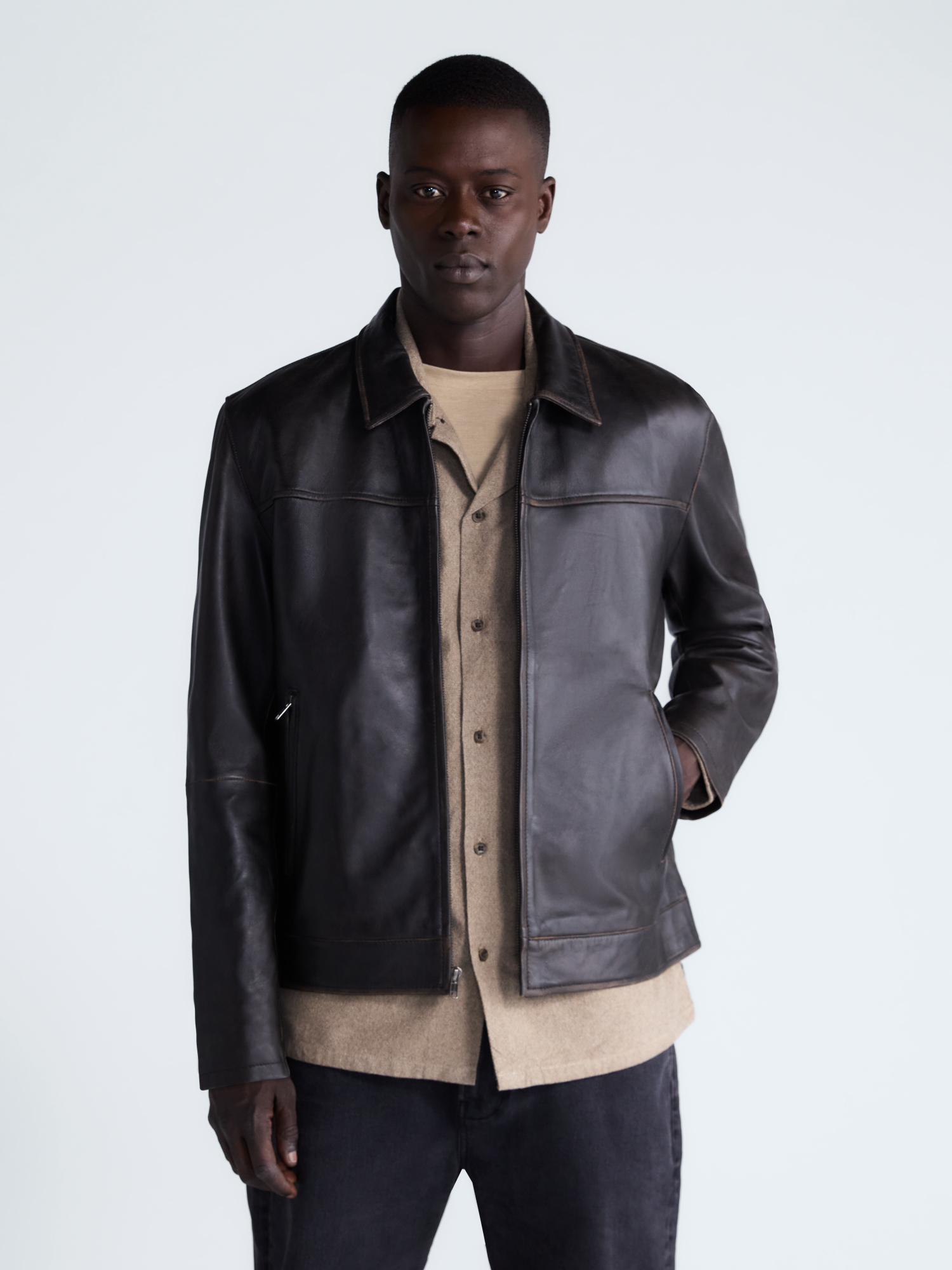 Free Assembly Mens Lambskin Leather Jacket With Zip Pockets Sizes XS 3XL: Pros, Caveats, and Pricing