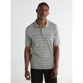 thumbnail image 1 of Free Assembly Men’s Polo Sweater with Short Sleeves, Sizes S-3XL, 1 of 5