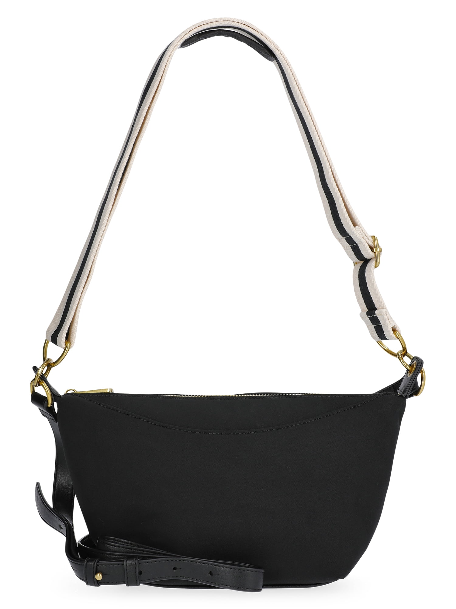 Free Assembly Women's Crossbody Handbag, Black