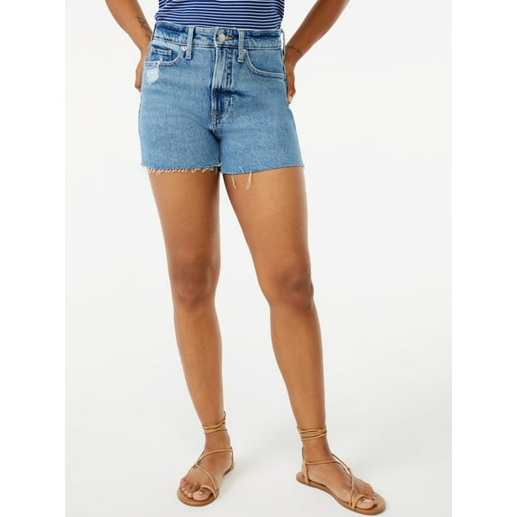 Free Assembly Pockets 90's Cut Off Denim Shorts (Women's)