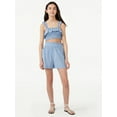 thumbnail image 1 of Free Assembly Ruffle Bandeau & Shorts Outfit Set (Girl's), 2-Piece Set, Sizes 4-18, 1 of 5