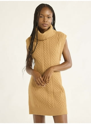 Sleeveless Sweater Dress