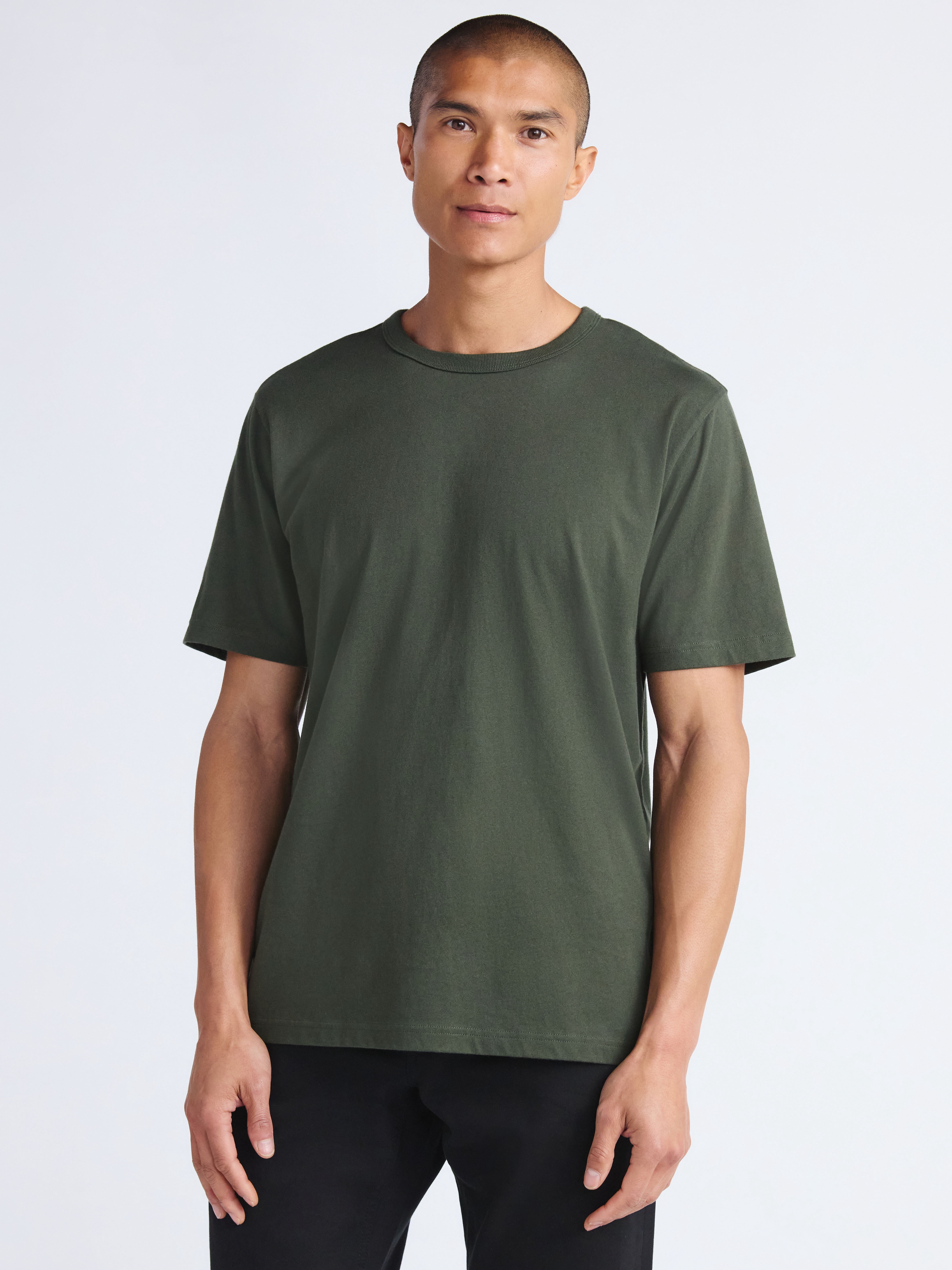 Free Assembly Men’s Everyday Cotton Tee with Short Sleeves, Sizes XS-3XL