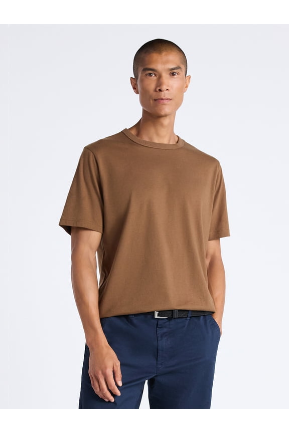 Men’s Everyday Cotton Tee with Short Sleeves, Sizes XS-3XL