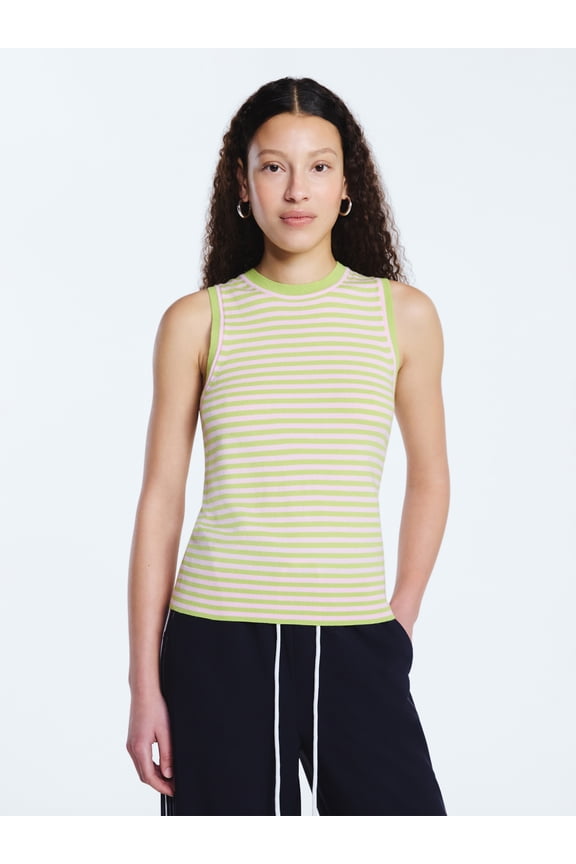 Women's Cozy Yarn Sleeveless Sweater Shell, Lightweight, Sizes XS-XXL