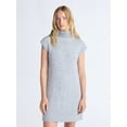 thumbnail image 1 of Free Assembly Women's Turtleneck Sweater Mini Dress, Sleeveless, Sizes XS-XXL, 1 of 7