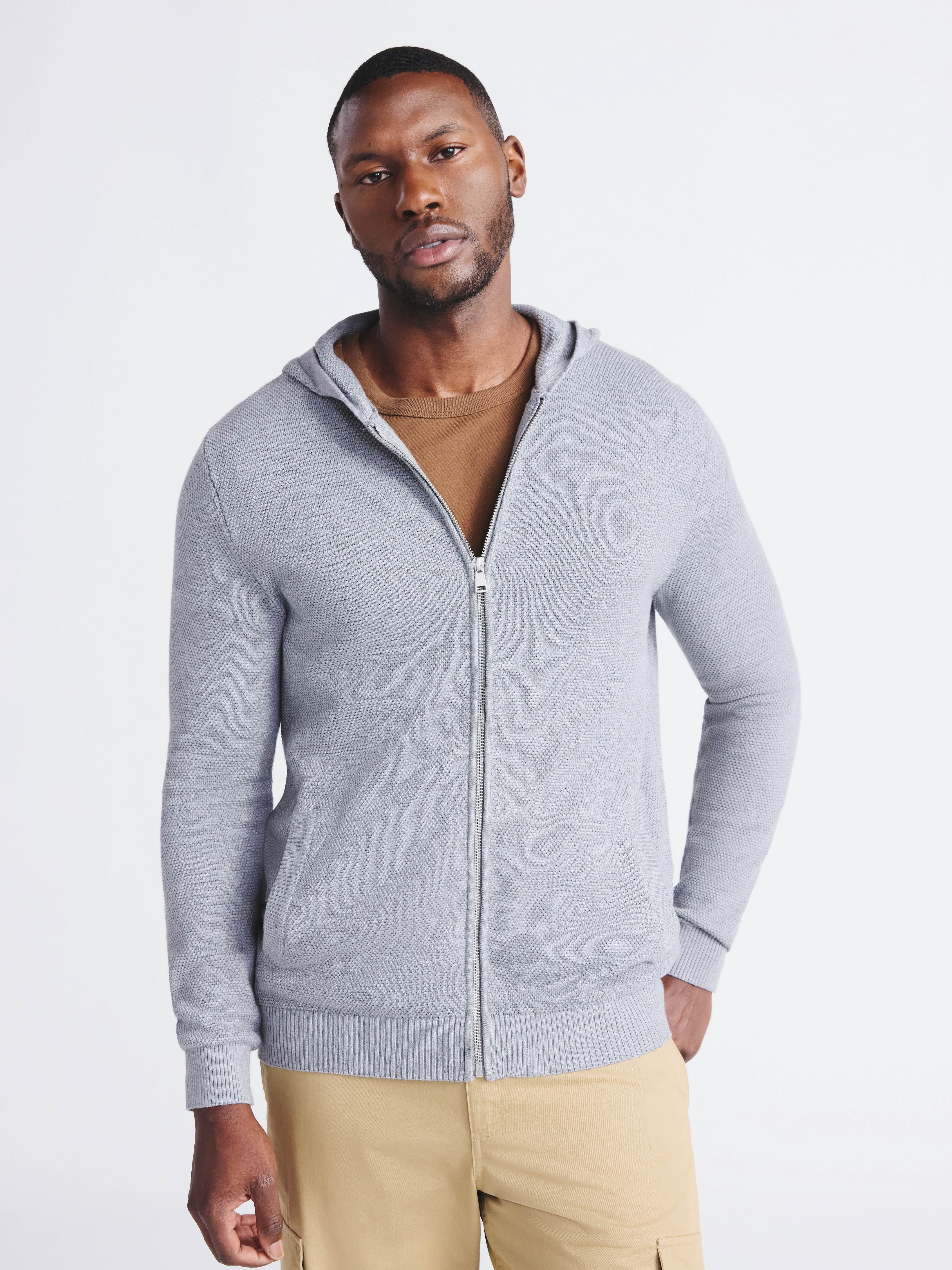 Free Assembly Men's Hoodie Sweater with Long Sleeves, Sizes S-3XL