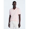thumbnail image 1 of Free Assembly Men's Textured Stripe Polo Sweater with Short Sleeves, Sizes S-3XL, 1 of 7
