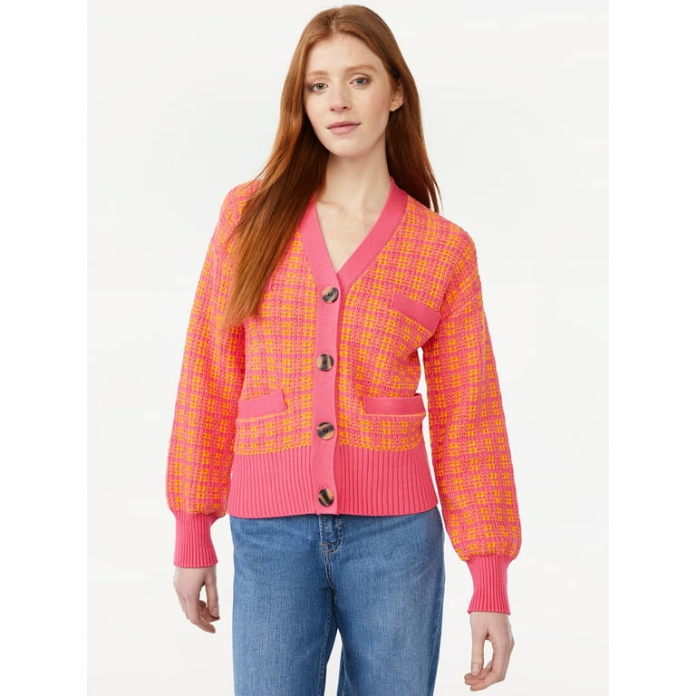 Topshop check shop pattern sweater