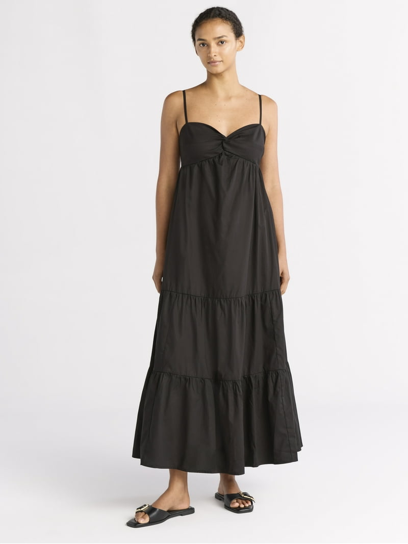 Free Assembly Women's Twist Front Cotton Maxi Dress, Sizes XS-XXXL - Walmart.com Free Assembly Women's Twist Front Cotton Maxi Dress, Sizes XS-XXXL - Walmart.com