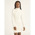 thumbnail image 1 of Free Assembly Women’s Split Neck Mini Sweater Dress, Sizes XS-XXXL, 1 of 4