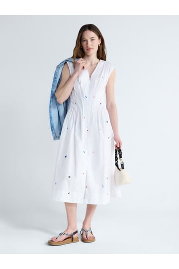 graduation white lace dress White Lace Short Sleeves Tea Length Wedding Party Dress, White Graduation  Dresses