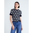 thumbnail image 1 of Free Assembly Women's and Women's Plus Cozy Yarn Sweater Tee with Short Sleeves, Sizes XS-4X, 1 of 5